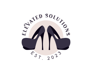 Fashion High Heels Shoes logo design