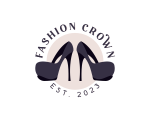 Fashion High Heels Shoes logo design