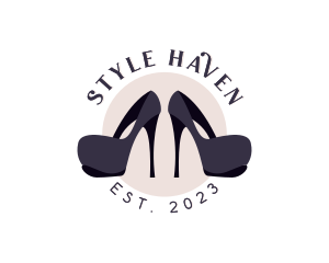 Shoe - Fashion High Heels Shoes logo design