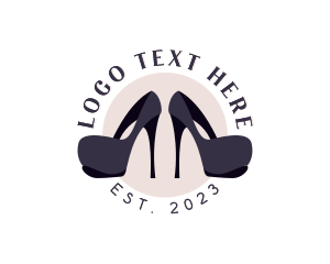 Shoe - Fashion High Heels Shoes logo design