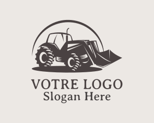 Vintage Agriculture Truck  Logo
