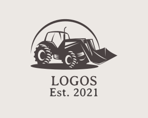 Field - Vintage Agriculture Truck logo design