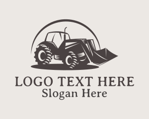 Vintage Agriculture Truck  Logo