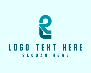 Modern Digital Marketing Letter RL Logo
