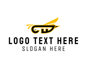 Poison - Yellow Wasp Key logo design