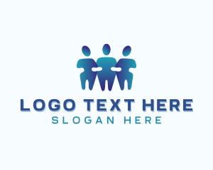 Discrimination - People Organization Team logo design