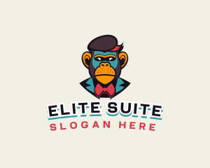 Retro Monkey Gaming  logo design