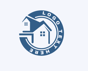 Roofing - Home Roof Realty Renovation logo design