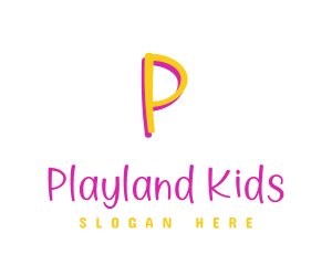 Playful Handwritten Lettermark logo design