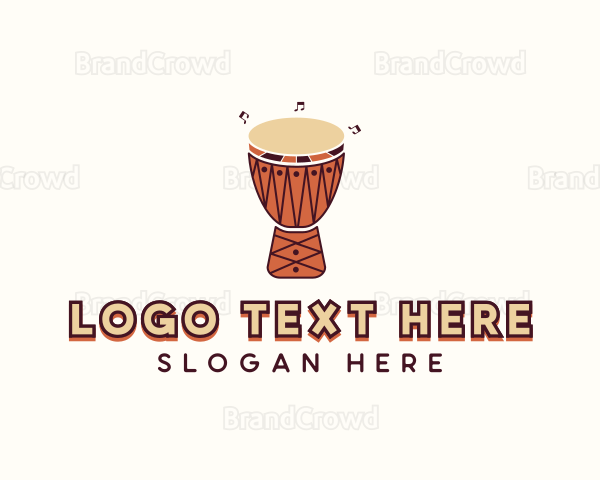 Native African Djembe Logo