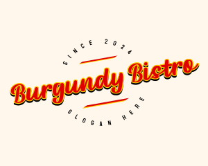 Retro Brand Business logo design