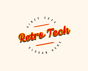 Retro Brand Business logo design