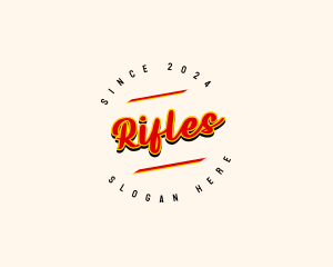 Clothing Line - Retro Brand Business logo design