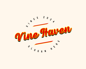 Retro Brand Business logo design