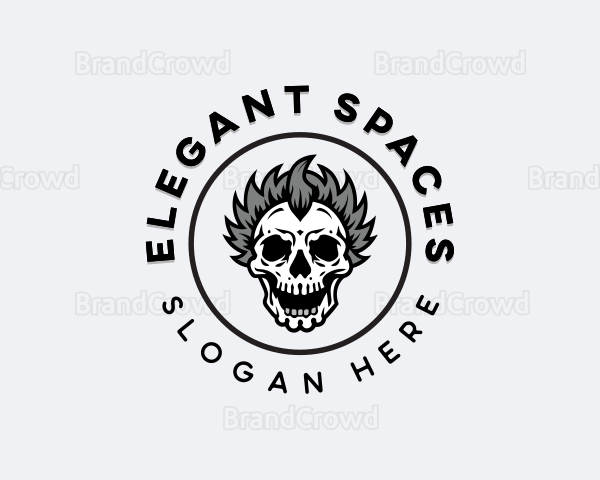 Punk Skull Logo