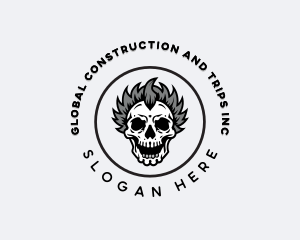 Punk Skull Logo