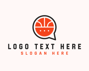 Talkshow - Basketball Chat Podcast logo design