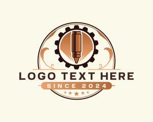 Lasercutting - Metalwork Laser Engraving logo design