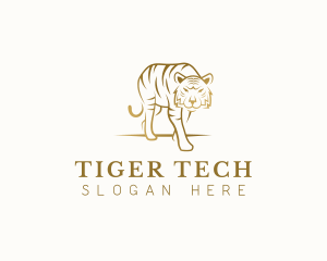 Wildcat Tiger Zoo logo design