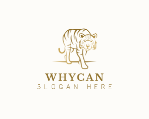 Elegant - Wildcat Tiger Zoo logo design