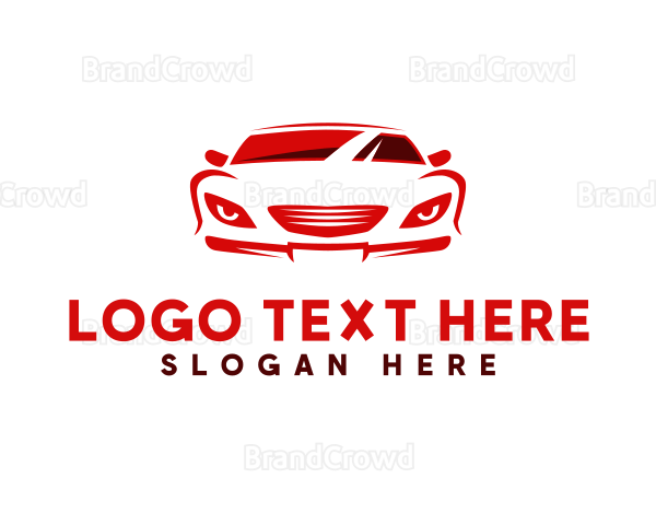 Red Sports Car Logo