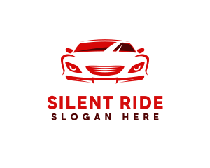 Red Sports Car logo design