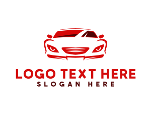 Red Sports Car Logo