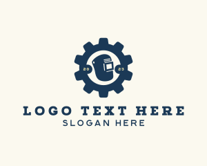 Industrial - Welding Mask Gear Maintenance logo design