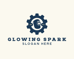 Welding Mask Gear Maintenance logo design