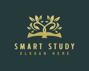 Study - Book Tree Learning logo design