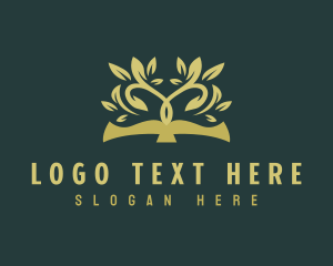 Tutor - Book Tree Learning logo design