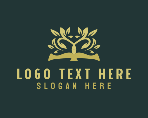 Study - Book Tree Learning logo design