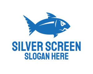 Fish - Blue Ocean Fish logo design