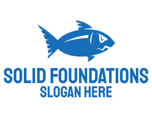 Blue - Blue Ocean Fish logo design