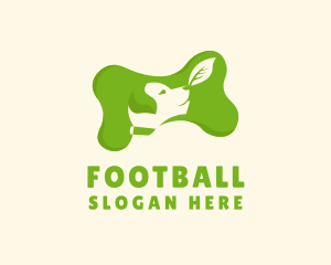 Organic Dog Puppy Logo