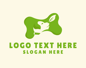 Healthy - Organic Dog Puppy logo design