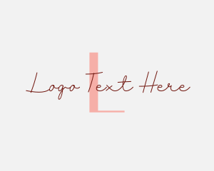 Lady - Feminine Beauty Salon logo design