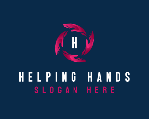 Charity Hand Support logo design