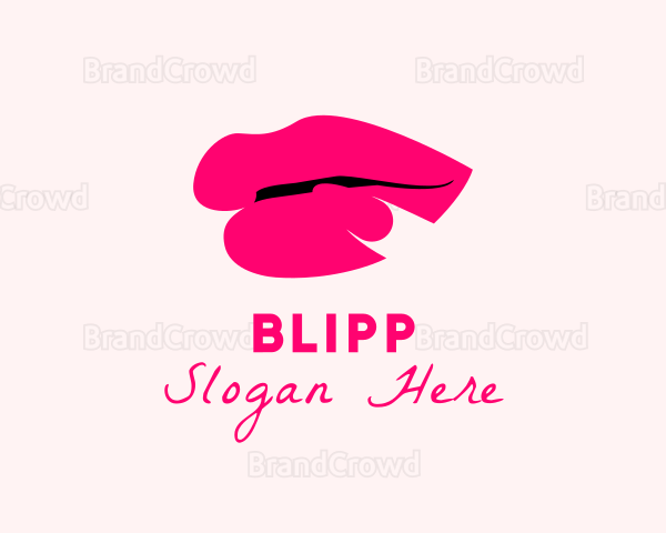 Sexy Lips Nail Polish Logo