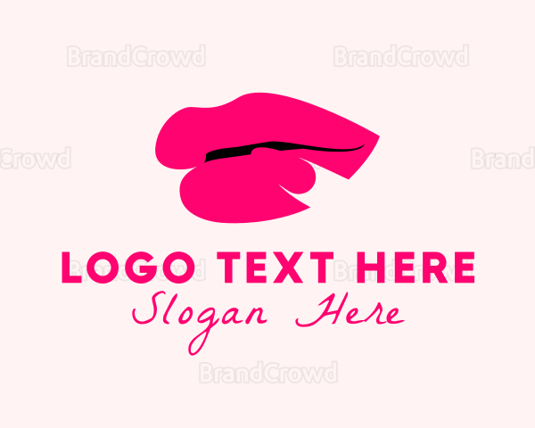 Sexy Lips Nail Polish Logo