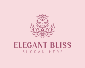 Classic - Catering Floral Cake logo design