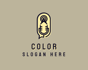 Podcast - Radio Signal Podcast Station logo design
