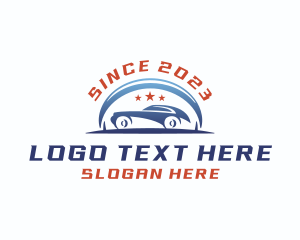Sports Car - Car Care Vehicle Auto Detailing logo design
