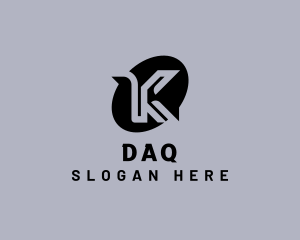 Digital Media Letter K Logo