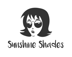 Sunglasses - Cool Woman Sunglasses logo design