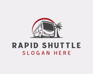 Shuttle - Travel Bus Vehicle logo design