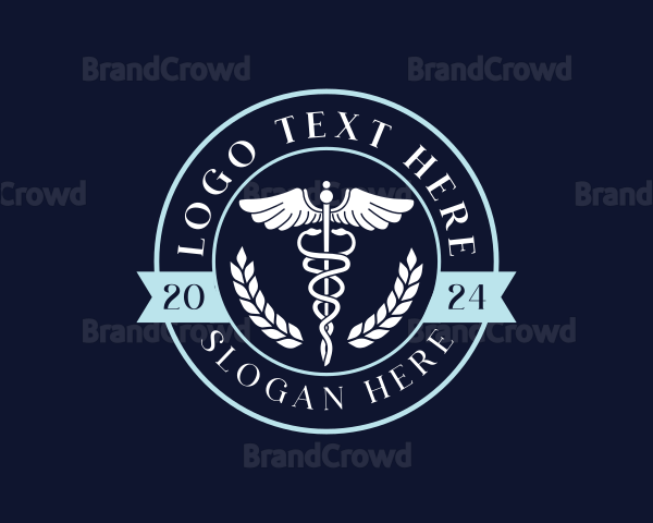 Medicine Caduceus Hospital Logo