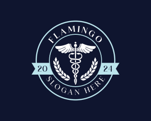 Medicine Caduceus Hospital Logo