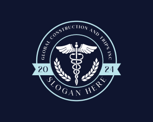 Surgeon - Medicine Caduceus Hospital logo design