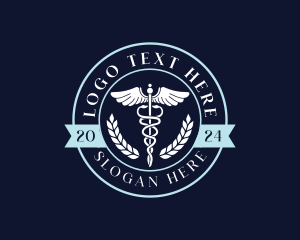 Medicine - Medicine Caduceus Hospital logo design